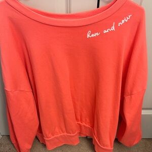 Old Navy Orange Crew Neck Sweater